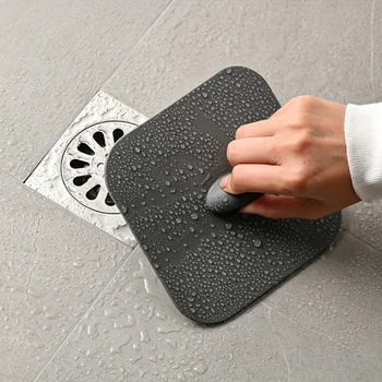 Badezimmer-Bodenablauf-Deodorant-Pad, Geruchshemmende Abflussabdeckung, Toiletten-Geruchssperre