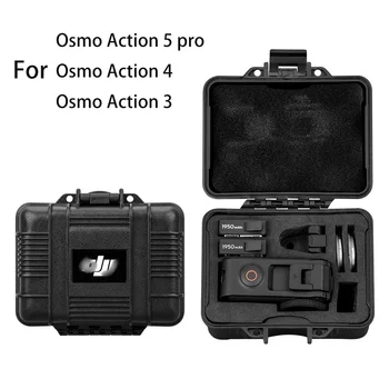Hartschalenkoffer Wasserdichte Box für DJI Action 5 Pro/Osmo Action 4/3 Zubehör Tragbarer Aufbewahrungs