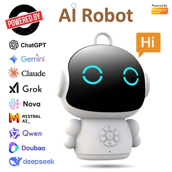 Tuya Smart AI Roboter WLAN Frühkindliche Bildung für Kinder Spracherkennung & Sprachinteraktive Lernmaschine