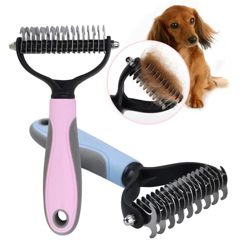 Professionelle Pet Deshedding Pinsel Hund Haarentferner Pet – Bild 2