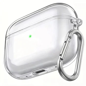 Weiche, klare TPU-Kopfhörerhülle für Airpods Pro 3 2025, Airpods 4 2024, stoßfeste, transparente Abdeckung