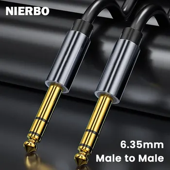 NIERBO 1/4 Zoll Kabel 6,35 mm auf 6,35 mm Instrumentenkabel 1/4 Zoll Gitarren-Instrumentenkabel Premium 6,35