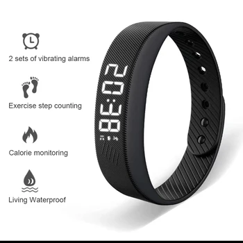 Smart Armband LED Digital Wasserdicht Smart Clock Smartband Mit laufendem Schrittzähler Monitor Smart Band