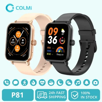 COLMI P81 Voice Calling Smart Watch Ultra 1,9 Zoll Bildschirm 24H Gesundheitsmonitor 100+ Sportmodi, Bluetooth