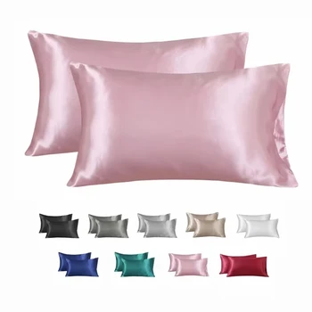 Kissenbezug aus 100 % Seide, seidiger Satin-Haarschönheits-Kissenbezug, bequemer Kissenbezug, Heimdekoration