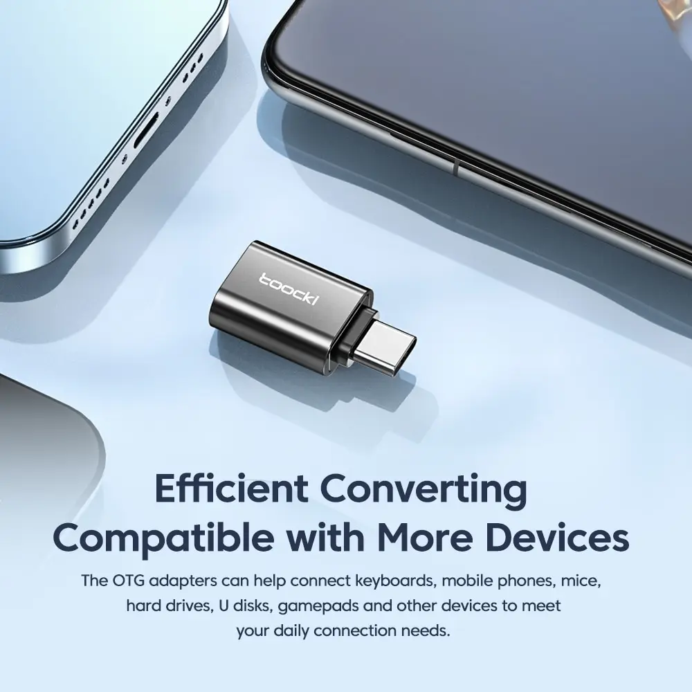 Toocki otg usb 3,0 zu typ c adapter micro to typ c männlich – Bild 5