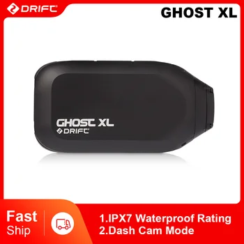 Drift Innovation Ghost XL Action Kamera Full HD Videokamera mit rotierendem Objektiv und Dash Cam Modus IPX7