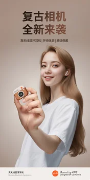 Q86 Bluetooth 5.3 Kabellose Kopfhörer mit Power-LED-Digitalanzeige, 24 Stunden Akkulaufzeit
