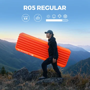 FLEXTAIL ZERO MATTRESS PLUS - 196 cm isolierte Isomatte mit 5,6/6,0 R-Value, ultraleichte aufblasbare