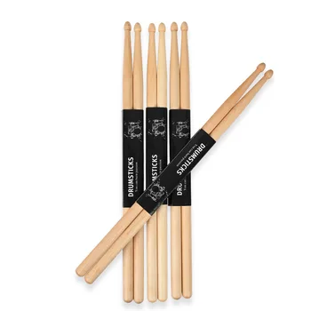 Miwayer 1 Paar 5 A/7 A Premium-Ahorn-Drumsticks-Schlägel, ideal für alle Altersgruppen, langlebige
