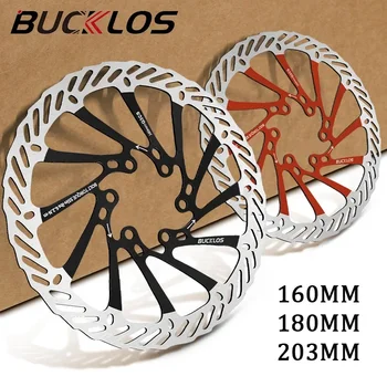 BUCKLOS Ultraleichtes MTB-Fahrrad, hydraulische Bremsscheibe, 160/180/203 mm, Mountain Road Racing