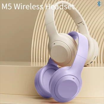 Over Ear HIFI Stereo M5 Headsets Drahtlose Bluetooth 5.3 Kopfhörer Sport Gaming Kopfhörer Unterstützung TF/AUX