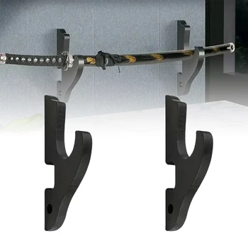 Wand Katana Schwert Regal Unterstützung Holz Echte Japanische Katana Samurai Säbel Wand Lagerung Rack Messer