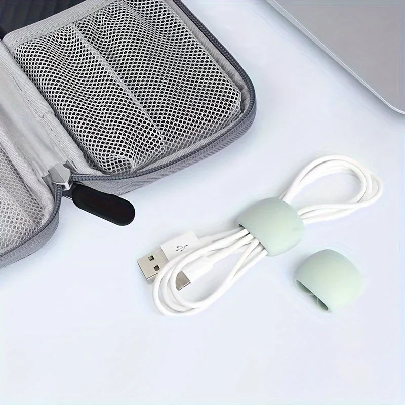 10 Stück Multifunktions-Kabel-Organizer-Clips zum Aufladen – Bild 5