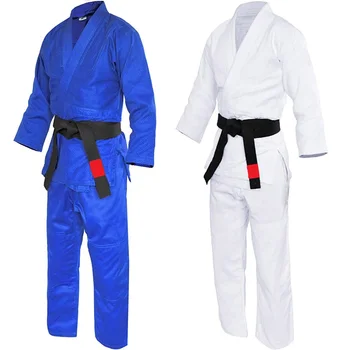 Profession elle Kampfkunst uniform-Single Weave blau weiß Kimono-perfekt für Wettkampf oder Training