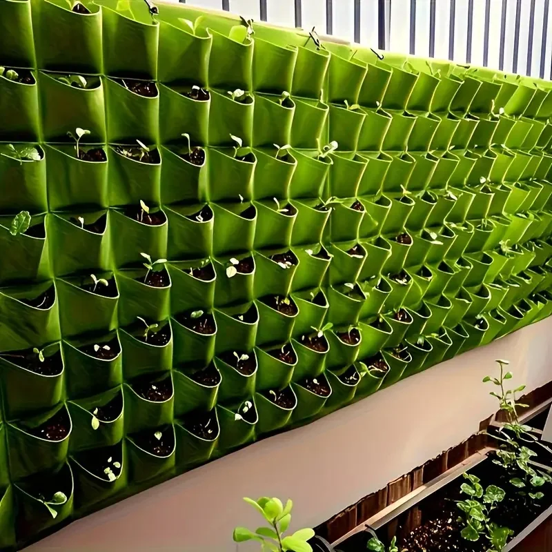 Vertikaler Gartenpflanzer mit 18 Fächern, wandmontierte – Bild 4