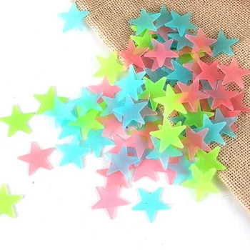 Sterne Leuchtende Wand Aufkleber Glow In The Dark Für Kinder Baby Zimmer Dekoration Aufkleber (100 Stück)