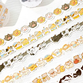 Cartoon Tiere Serie Washi Tape Nette Aufkleber Dekorative Collage Kleber DIY Scrapbooking Hand Made Masking