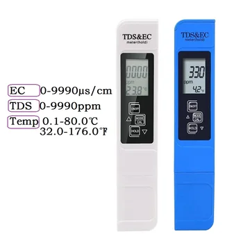 Stift zur Erkennung der Wasserqualität Haushalts Trinkwasser EC Meter 2in1 TDS Test Meter Digital Water