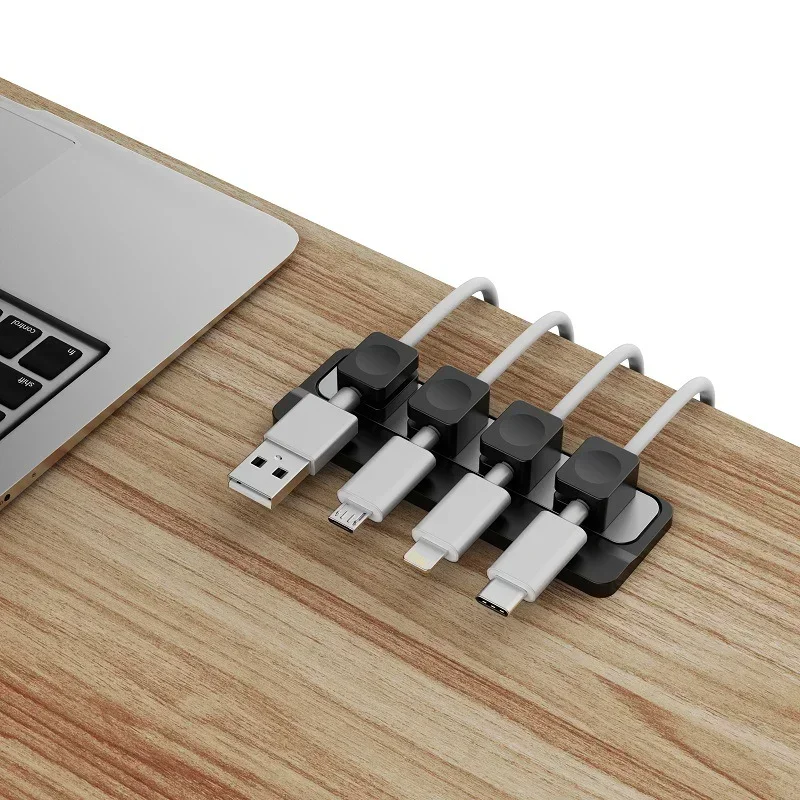 Verstellbare magnetische Kabelclips, Kabel-Organizer – Bild 2