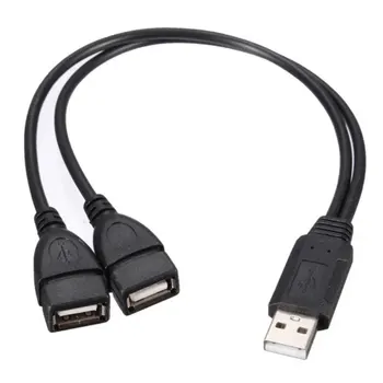 USB 3.0-Kabel USB-Doppelteiler-Adapter kabel ein bis zwei Buchse zu USB 2 Stecker Verlängerung kabel