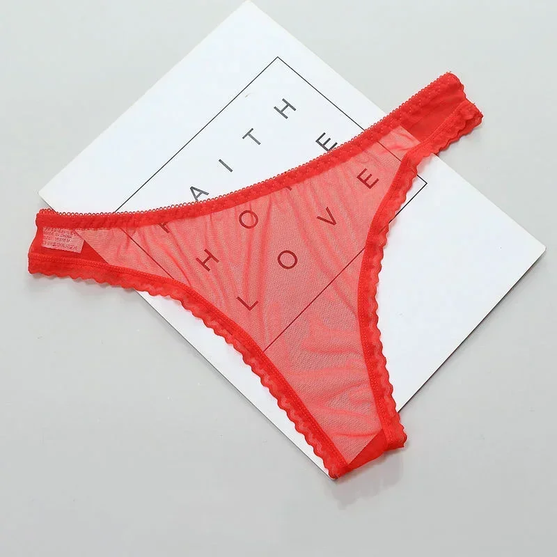 Sexy Transparente Tanga Höschen Frauen Spitze Durchsichtig – Bild 2