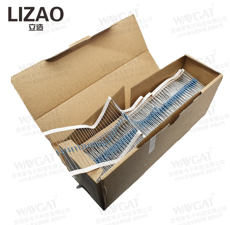 LIZAO 100 Stück 1/4W 1% Metallfilm-Widerstände Sortiment-Kit – Bild 6