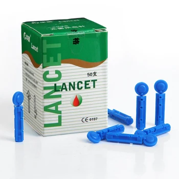 Lancetten-Nadeln 28G Weiche Blutzucker-Sammelnadeln für Medizinische Zwecke Diabetes-Testnadeln (50 Stück)