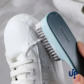 Schuhreinigungsbürste aus Kunststoff, Kleiderbürste, Multifunktionales Haushaltsreinigungswerkzeug