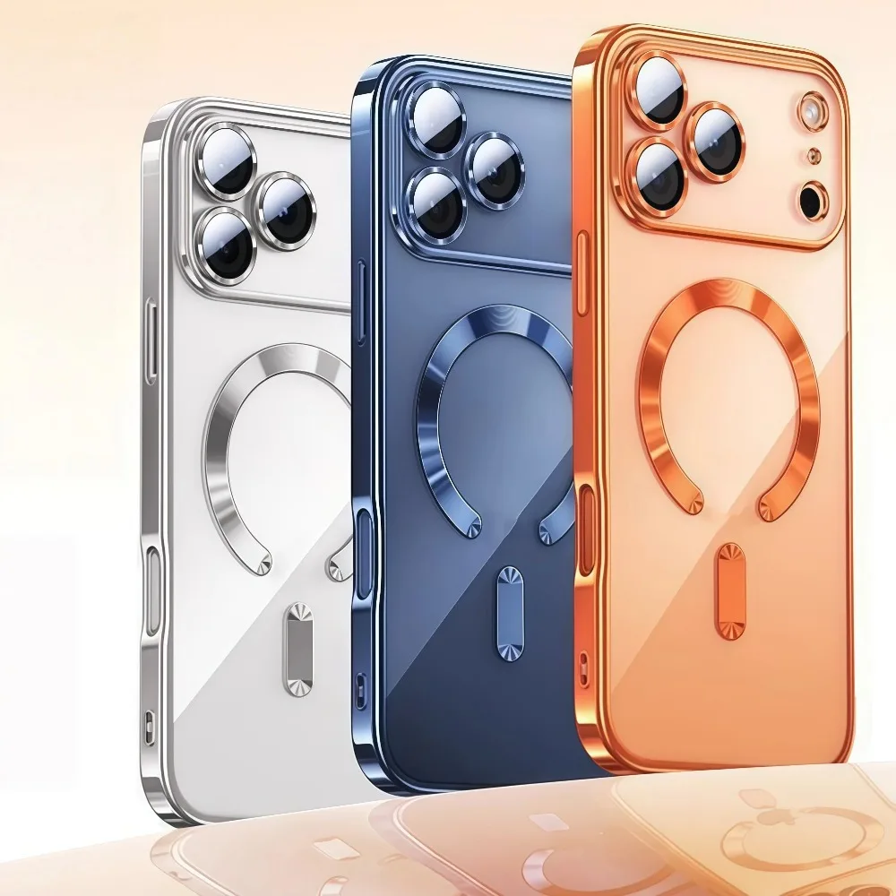 Luxuriöse MagSafe Magnetische Galvanisierte Handyhülle für