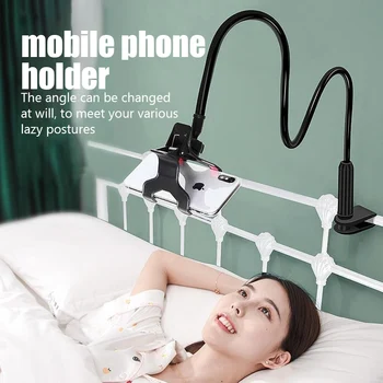 Universal Handy Halter Flexible Faul Halter Einstellbare Handy Clip Hause Bett Desktop Halterung Smartphone