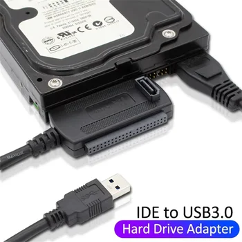 3-in-1 USB 3.0 2.0 zu IDE SATA Adapter Konverter SATA 2,5 3,5 Zoll SDD Festplatte HDD Adapterkabel für PC