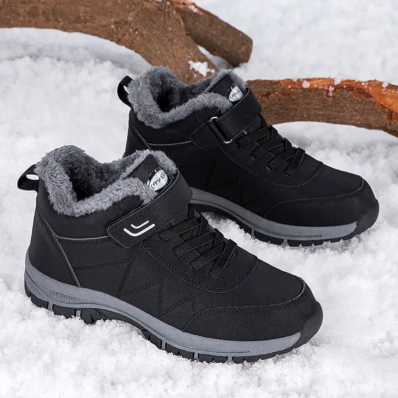 Winter Männer Stiefel Mikrofaser Leder Schnee Stiefel Mann – Bild 6