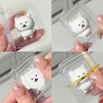 Lunchbox Squishy JOKE Bär Kawaii Squishy Spielzeug Tasche Niedlicher Schlüsselanhänger Quetsch