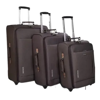 Rollbarer Trolley-Koffer aus Oxford-Stoff - Reisegepäck für Herren und Damen mit Rollen