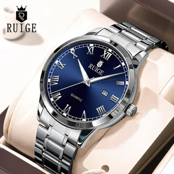 Ruige Mode Herren uhr römische Skala minimalist ische Herren berühmte Uhr Nacht glühen wasserdichte trend ige
