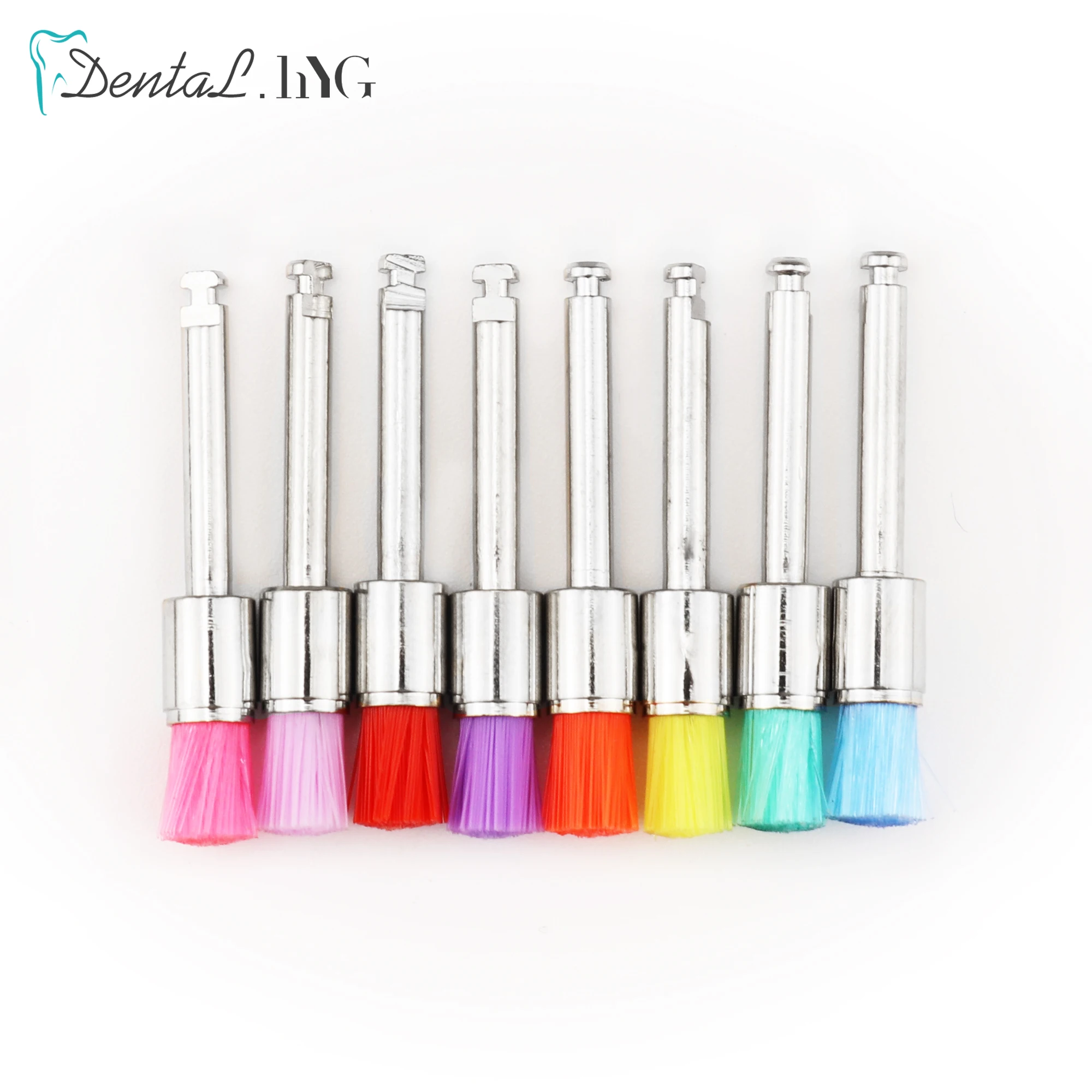 100 teile/beutel Einweg Dental Polierer Nylon Borsten Pinsel – Bild 3