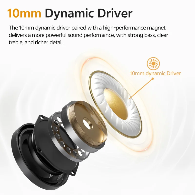 QCY Buds TWS Bluetooth 5.3 Drahtlose Kopfhörer 10 mm – Bild 3
