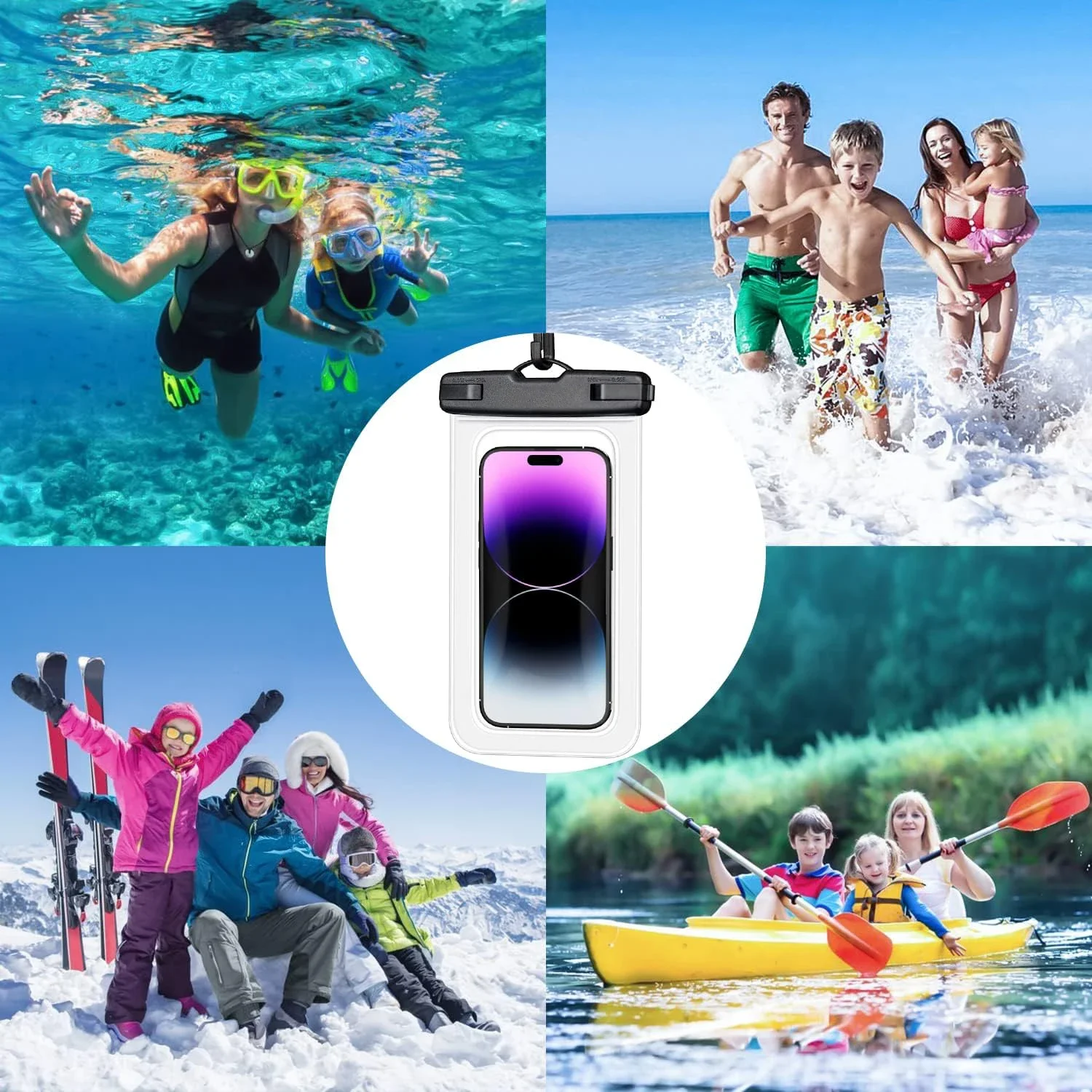 Wasserdichte Handyhülle zum Schwimmen, wasserdichte Tasche – Bild 3