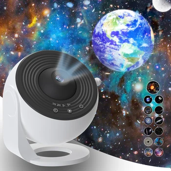 Schlafzimmer Galaxy Projektor Nachtlicht HD Bild Stern Projektor 13 Film Discs Kinder Planetarium Projektor