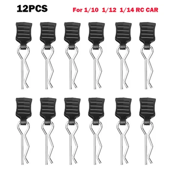 RC Körper Clips 1/7 1/8 1/10 1/12 1/14 1/16 1/18 Metall R Schnallen Auto Lkw Buggy Shell Pins RC (12 Stück)