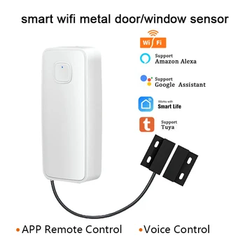 Smart Tür Fenster Magnetische Detektor WIFI Sicherheit Alarm Offen Geschlossen Detektor Alarm Sensor für Home