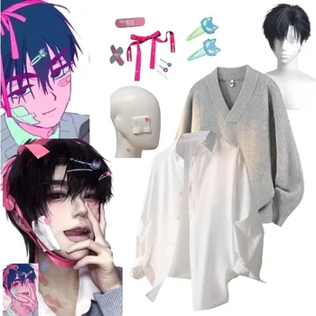 Anime Alien Bühne Till Ivan Cosplay Kostüm Pullover Hemd Zubehör Perücke Anzug für Männer Halloween Karneval
