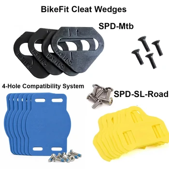 BikeFit Cleat Wedges für Shimano Road SPD-SL KEO & MTB SPD ATAC SpeedPlay Crank Bros Cleats 8 Stück/Packung