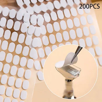 Nagel Unterstützung Doppelseitiges Klebeband Nail art Transparent No-Trace Jelly Tape Tragbare (200 Stück)