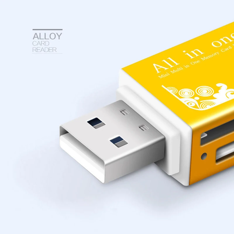 Legierungskartenleser 4 Ports USB2.0 Micro SD TF M2 MS Pro – Bild 6