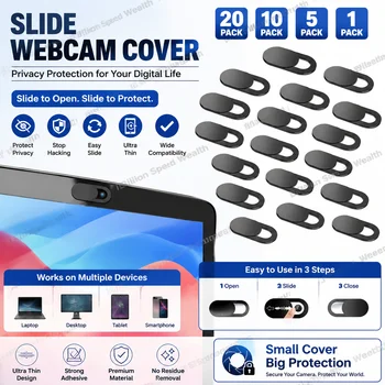 Schiebe-Webcam-Abdeckung Laptop-Kamera-Abdeckung Slider Anti-Spionage für iPad PC Macbook Tablet Objektive