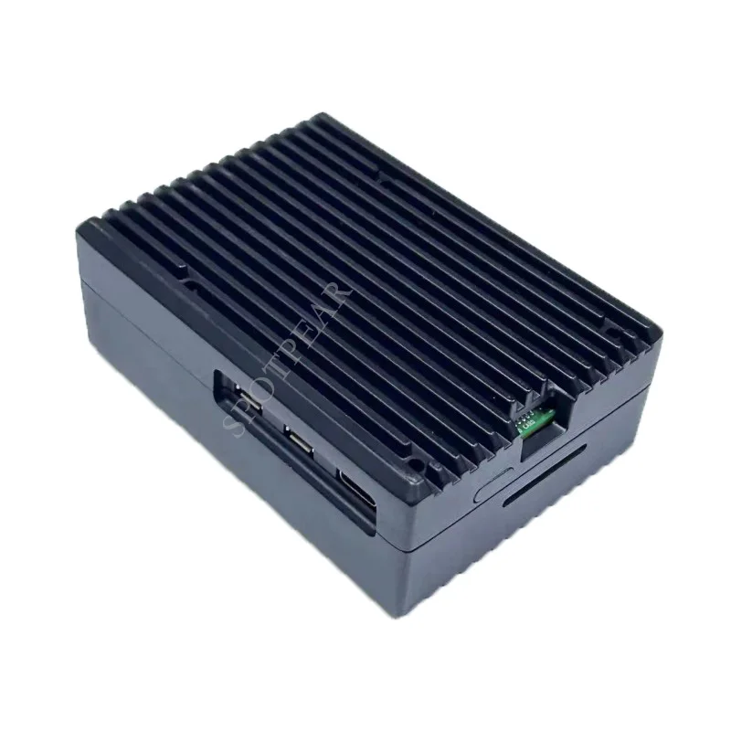 Raspberry Pi 5 Aluminiumgehäuse, schwarz – Bild 4