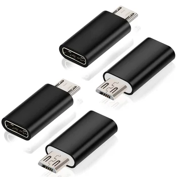 USB-C-Buchse auf Micro-USB-Stecker-Adapter, Micro-USB-zu-USB-C-Adapter, kompatibel mit Nexus LG Xbox Samsung