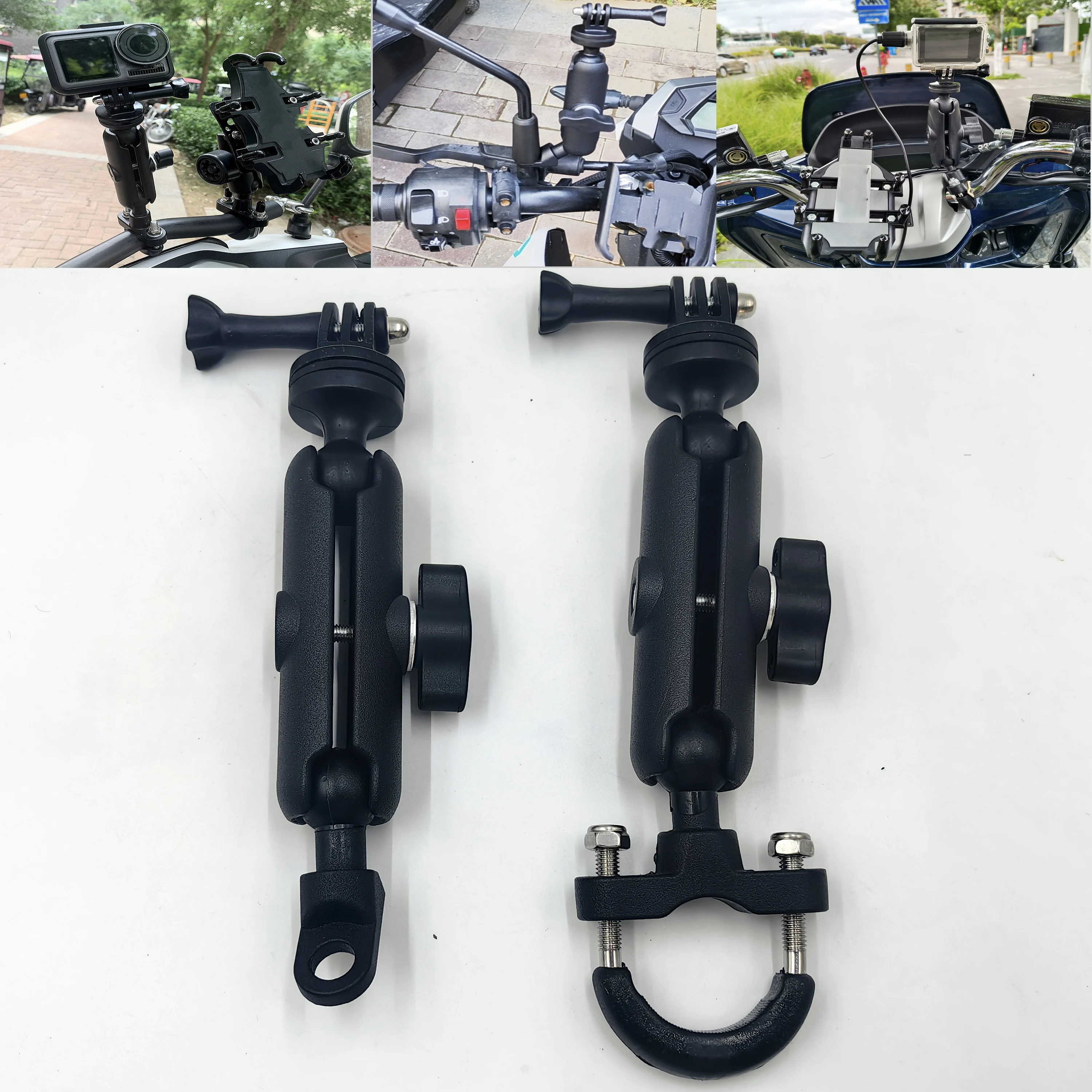 Motorrad Fahrrad Halter Für GoPro 12 11 10 9 8 Lenker Spiegel